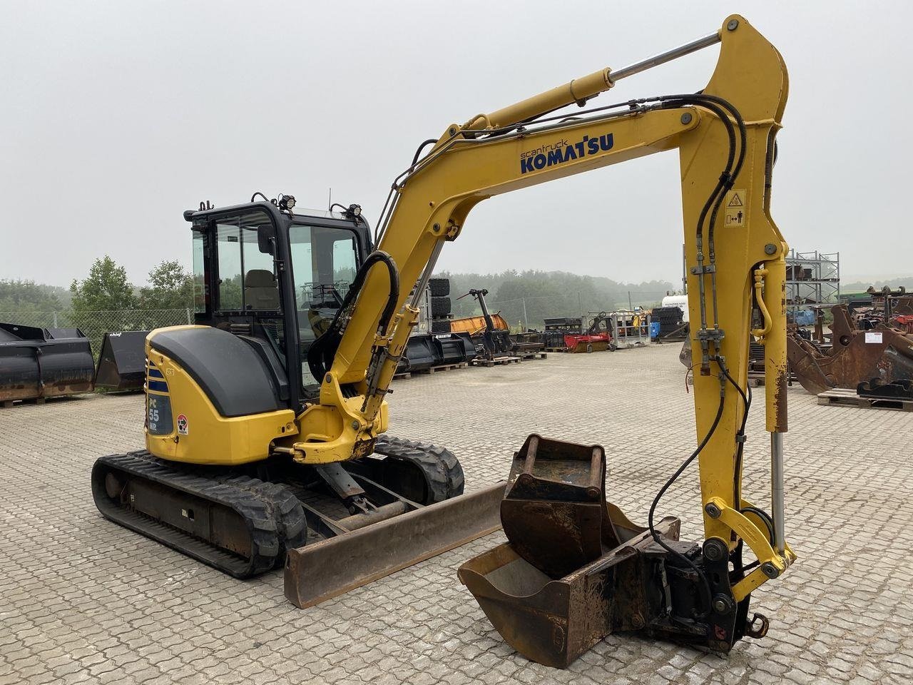 Bagger типа Komatsu PC55MR-3, Gebrauchtmaschine в Skive (Фотография 5)