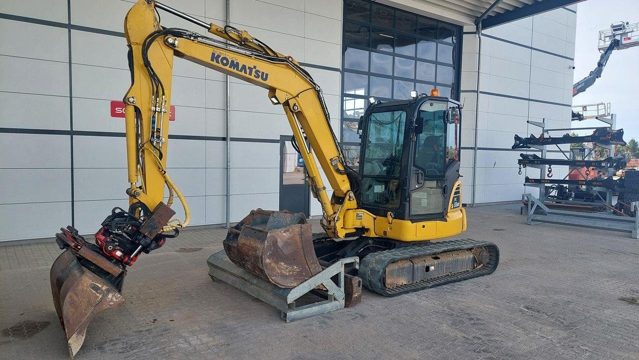 Bagger du type Komatsu PC55MR-5, Gebrauchtmaschine en Skive (Photo 1)