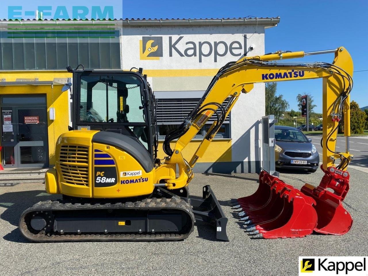 Bagger типа Komatsu pc58mr-5 minibagger - klima, Gebrauchtmaschine в Mariasdorf (Фотография 2)