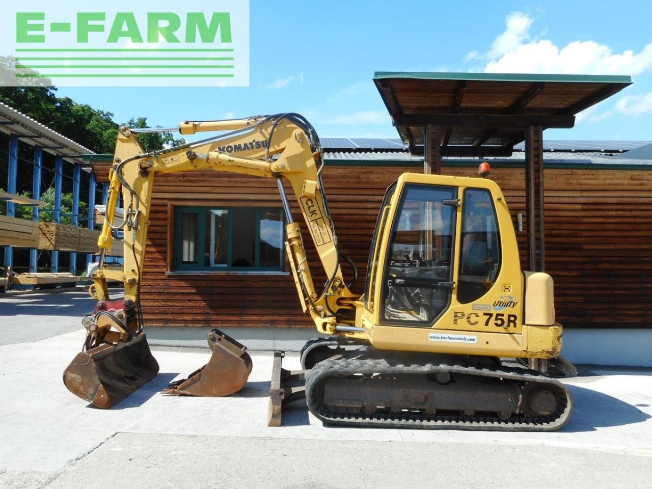 Bagger typu Komatsu pc75r ( 7.600kg ) verstellarm!, Gebrauchtmaschine w ST. NIKOLAI/DR. (Zdjęcie 1)