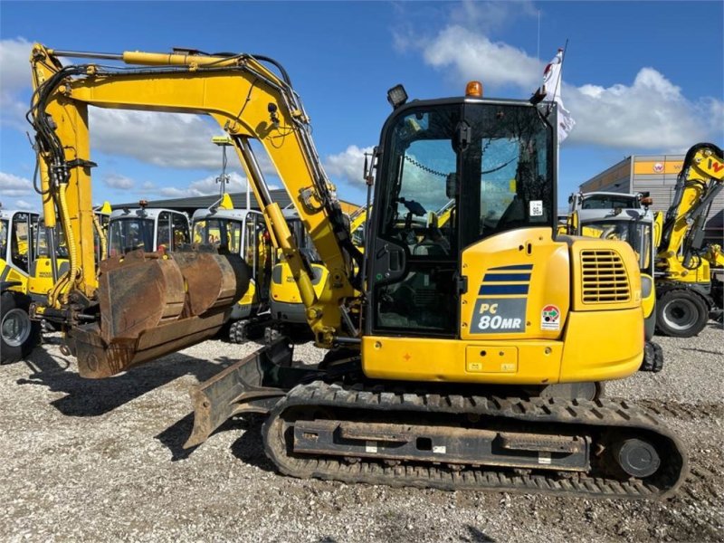 Bagger des Typs Komatsu PC80 MR, Gebrauchtmaschine in Vojens (Bild 1)