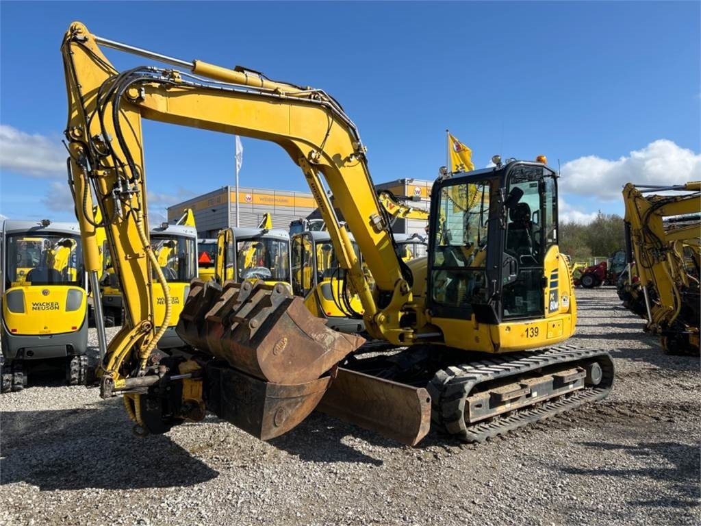 Bagger van het type Komatsu PC80 MR, Gebrauchtmaschine in Vojens (Foto 1)