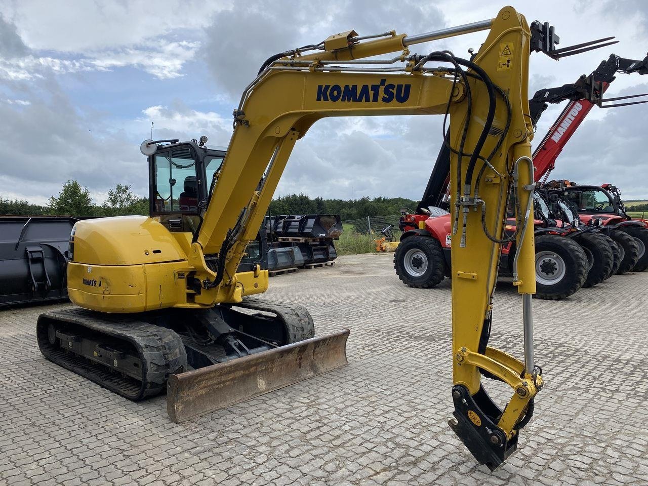 Bagger tip Komatsu PC80MR-5, Gebrauchtmaschine in Skive (Poză 5)