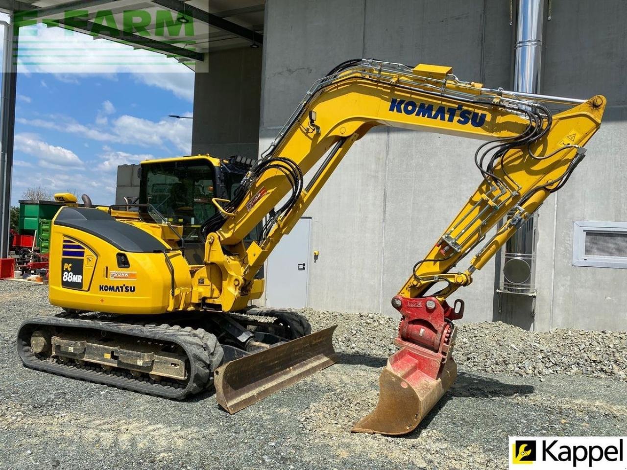 Bagger tip Komatsu pc88mr-11 kompaktbagger mit klima, Gebrauchtmaschine in Mariasdorf (Poză 1)