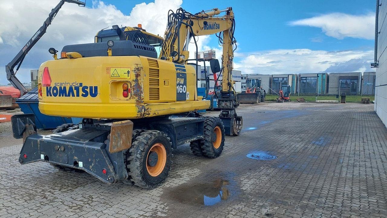 Bagger del tipo Komatsu PW160-8, Gebrauchtmaschine In Skive (Immagine 4)