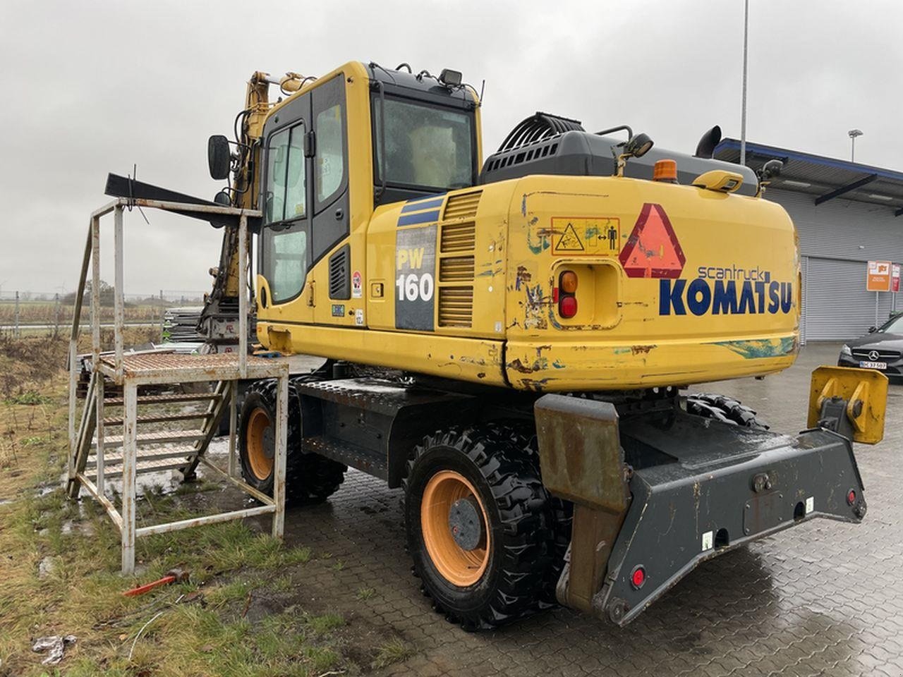 Bagger типа Komatsu PW160-8, Gebrauchtmaschine в Skive (Фотография 6)