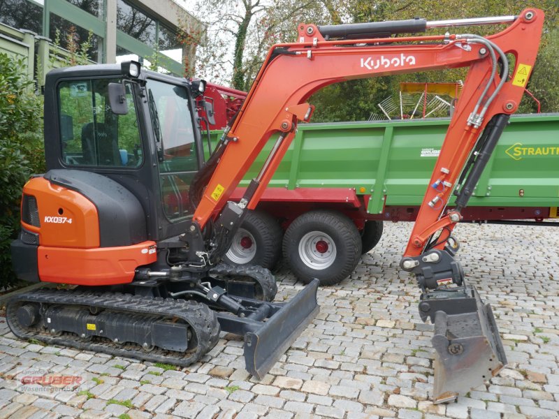 Bagger del tipo Kubota KX 037-4 - 3,7 to - 3,41m Grabtiefe, Gebrauchtmaschine en Dorfen (Imagen 1)