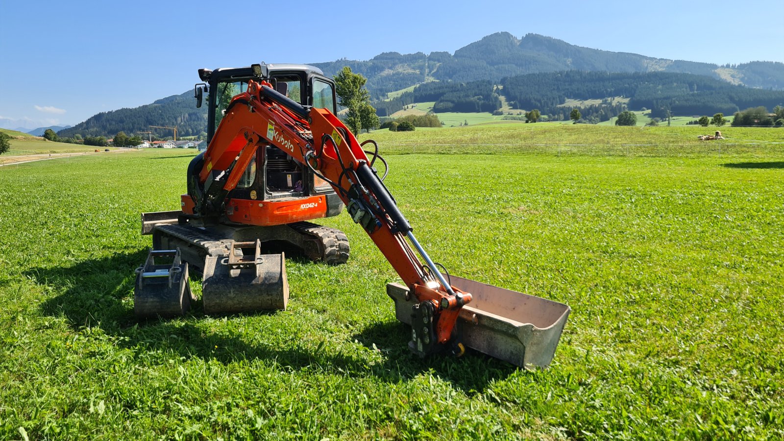 Bagger des Typs Kubota KX 042-4, Gebrauchtmaschine in Nesselwang (Bild 12)