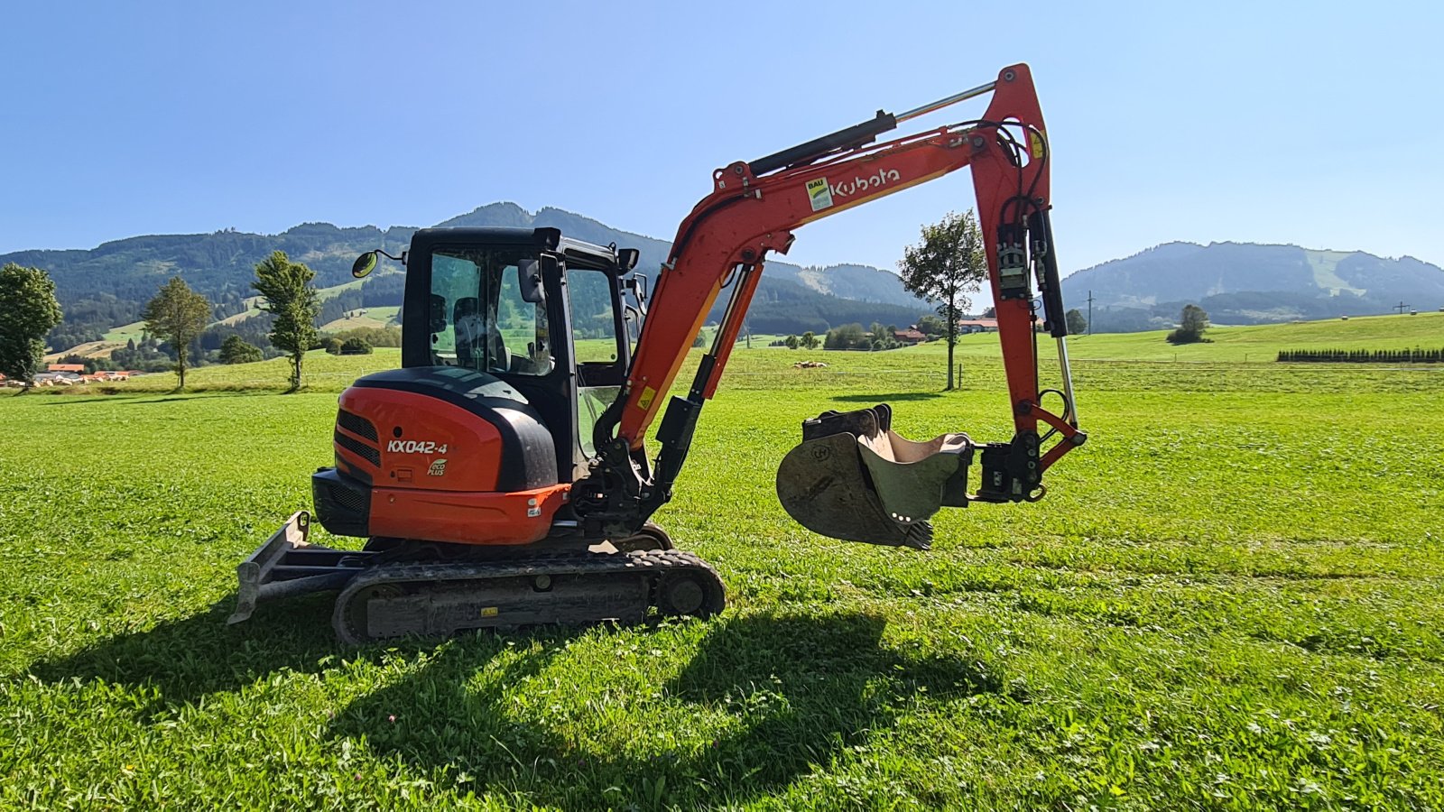 Bagger a típus Kubota KX 042-4, Gebrauchtmaschine ekkor: Nesselwang (Kép 16)