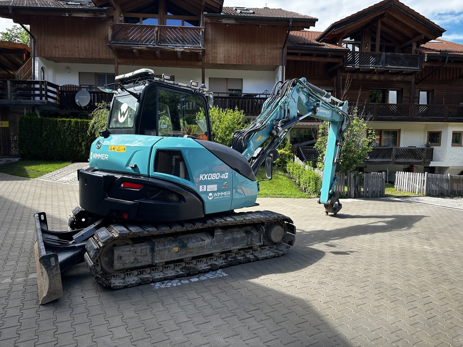 Bagger типа Kubota Kx 080-4a, Gebrauchtmaschine в Samerberg (Фотография 5)