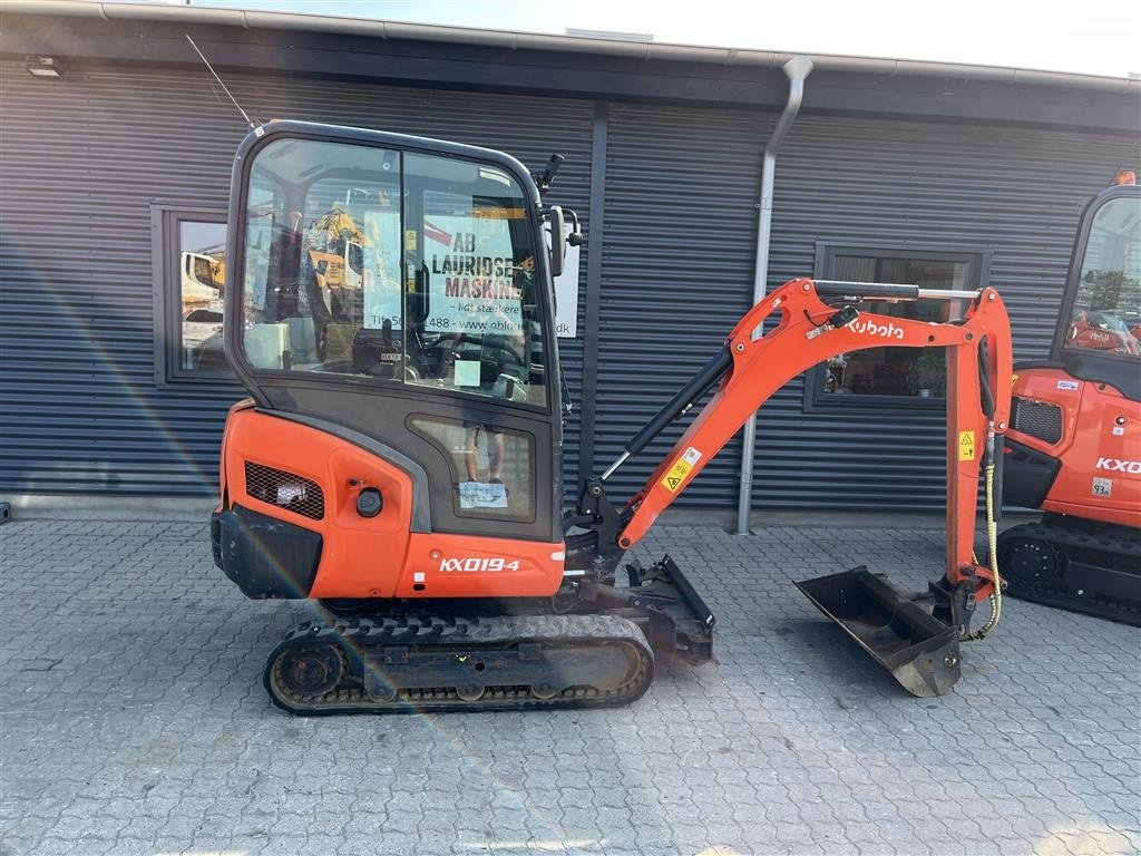 Bagger des Typs Kubota KX019-4 kipbar planer skovl., Gebrauchtmaschine in Rønnede (Bild 1)