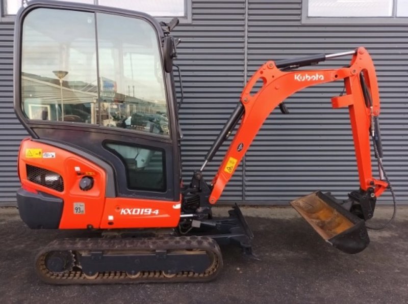 Bagger des Typs Kubota kx019-4, Gebrauchtmaschine in Fårevejle (Bild 3)