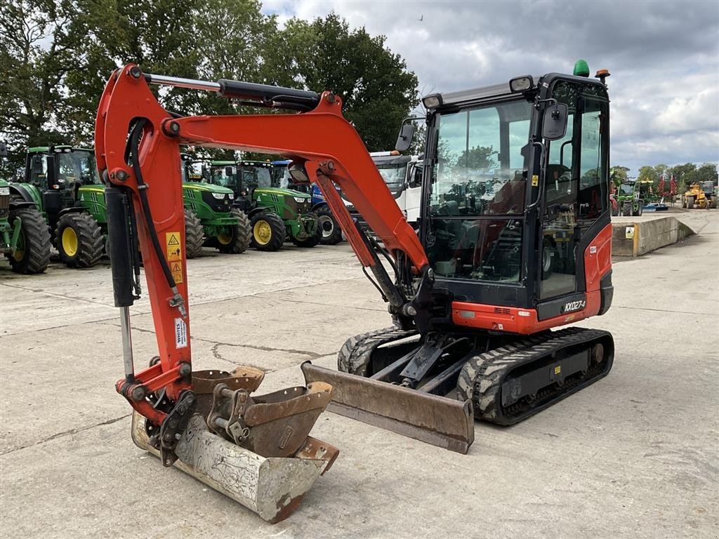 Bagger a típus Kubota kx027-4 3 skovle. Ring til Ulrik på 40255544. Jeg snakker Jysk, tysk og engelsk., Gebrauchtmaschine ekkor: Kolding (Kép 2)