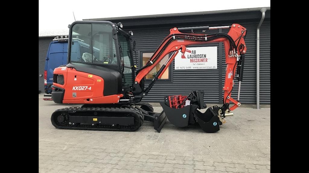 Bagger del tipo Kubota kx027-4 alt udstyr, Gebrauchtmaschine en Rønnede (Imagen 1)