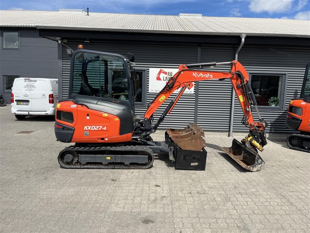 Bagger tip Kubota kx027-4 Engcon rotortilt og centralsmørring, Gebrauchtmaschine in Rønnede (Poză 1)