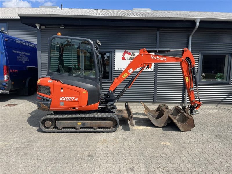 Bagger typu Kubota kx027-4 Tiltman og 3 skovle, Gebrauchtmaschine w Rønnede (Zdjęcie 1)