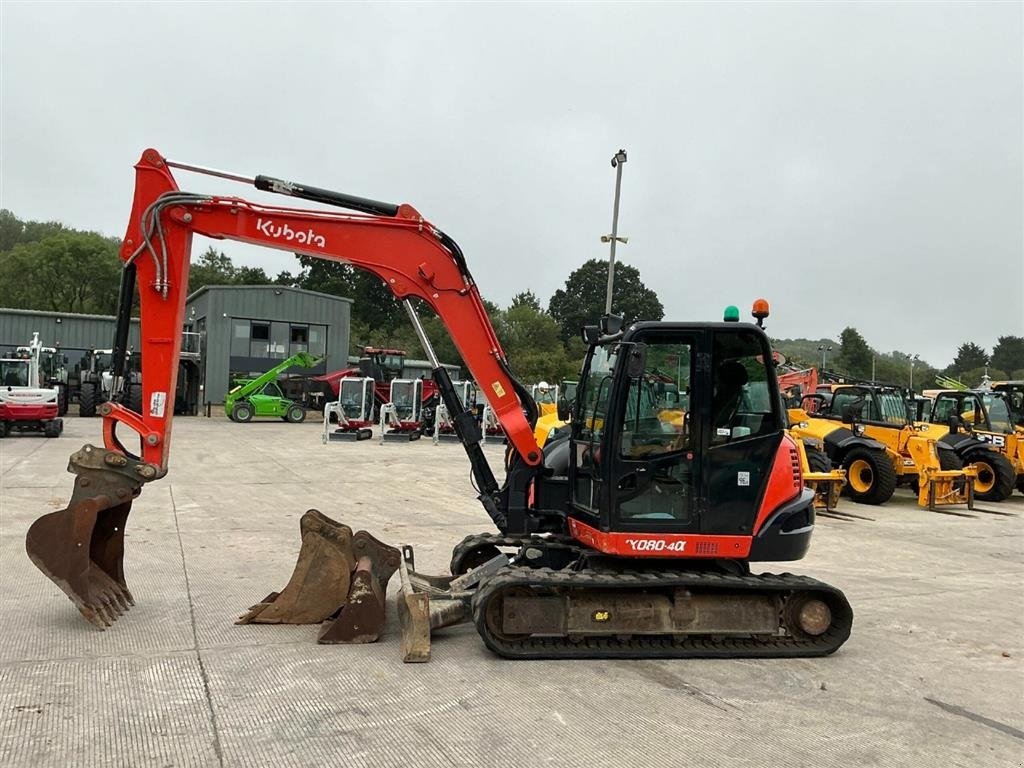 Bagger tip Kubota KX080-4 3 skovle. Ring til Ulrik på 40255544. Jeg snakker Jysk, tysk og engelsk., Gebrauchtmaschine in Kolding (Poză 3)