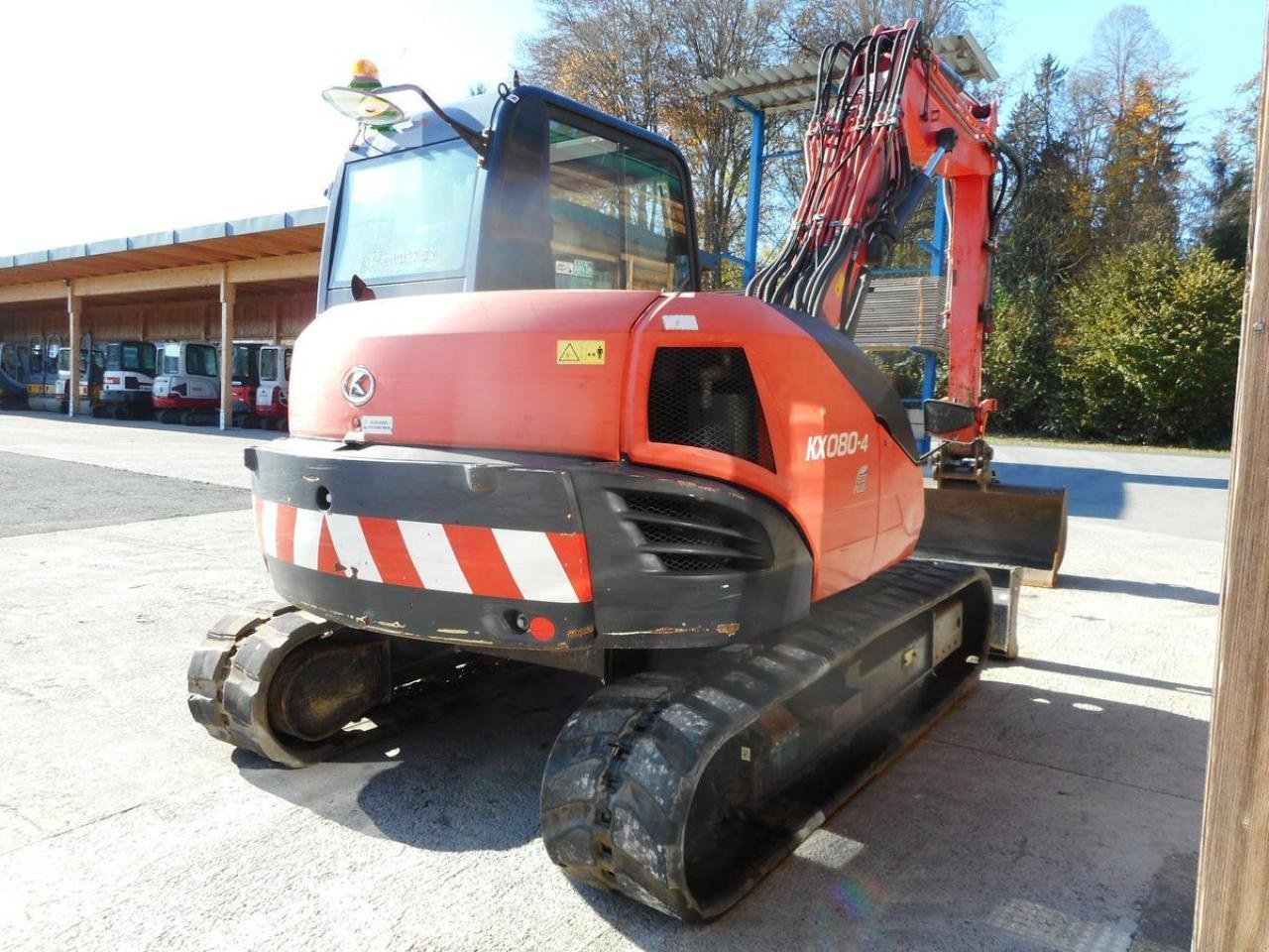 Bagger za tip Kubota kx080-4 ( 8.700kg ), Gebrauchtmaschine u ST. NIKOLAI/DR. (Slika 4)