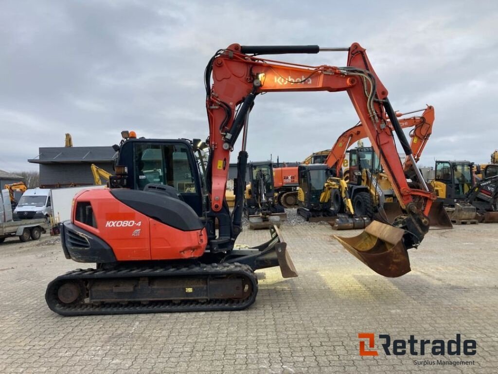 Bagger van het type Kubota KX080-4 Excavator, Gebrauchtmaschine in Rødovre (Foto 4)