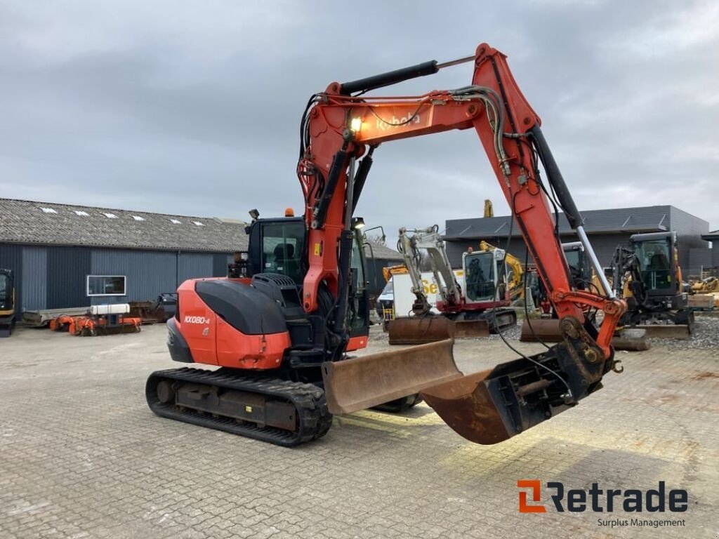 Bagger typu Kubota KX080-4 Excavator, Gebrauchtmaschine v Rødovre (Obrázek 3)