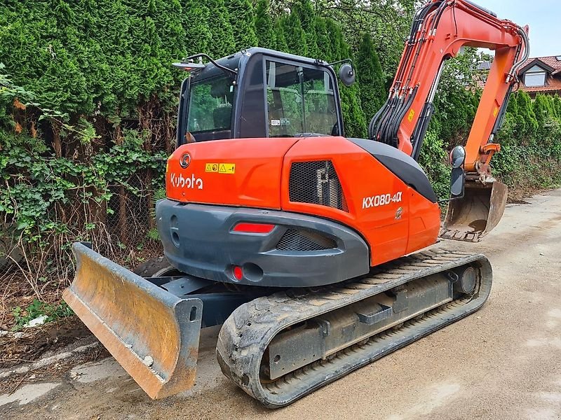 Bagger del tipo Kubota KX080-4  mit Gummiketten, Gebrauchtmaschine In Fürstenstein (Immagine 2)