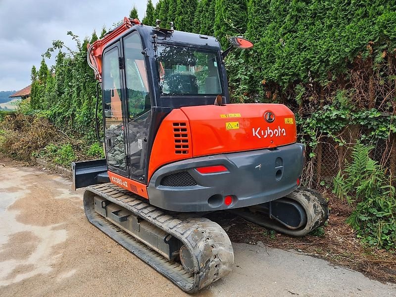 Bagger a típus Kubota KX080-4  mit Gummiketten, Gebrauchtmaschine ekkor: Fürstenstein (Kép 1)