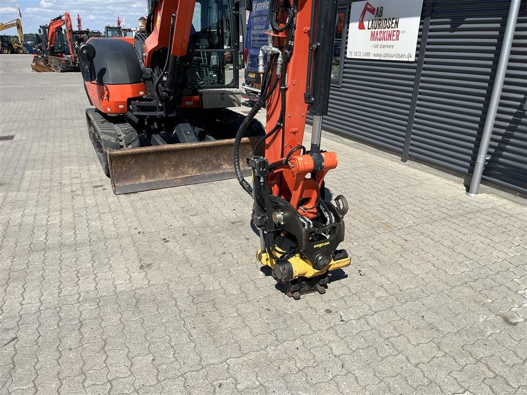 Bagger типа Kubota KX080-4 Rotortilt, Centralsmørring og 3D Maskinstyring GPS, Gebrauchtmaschine в Rønnede (Фотография 3)