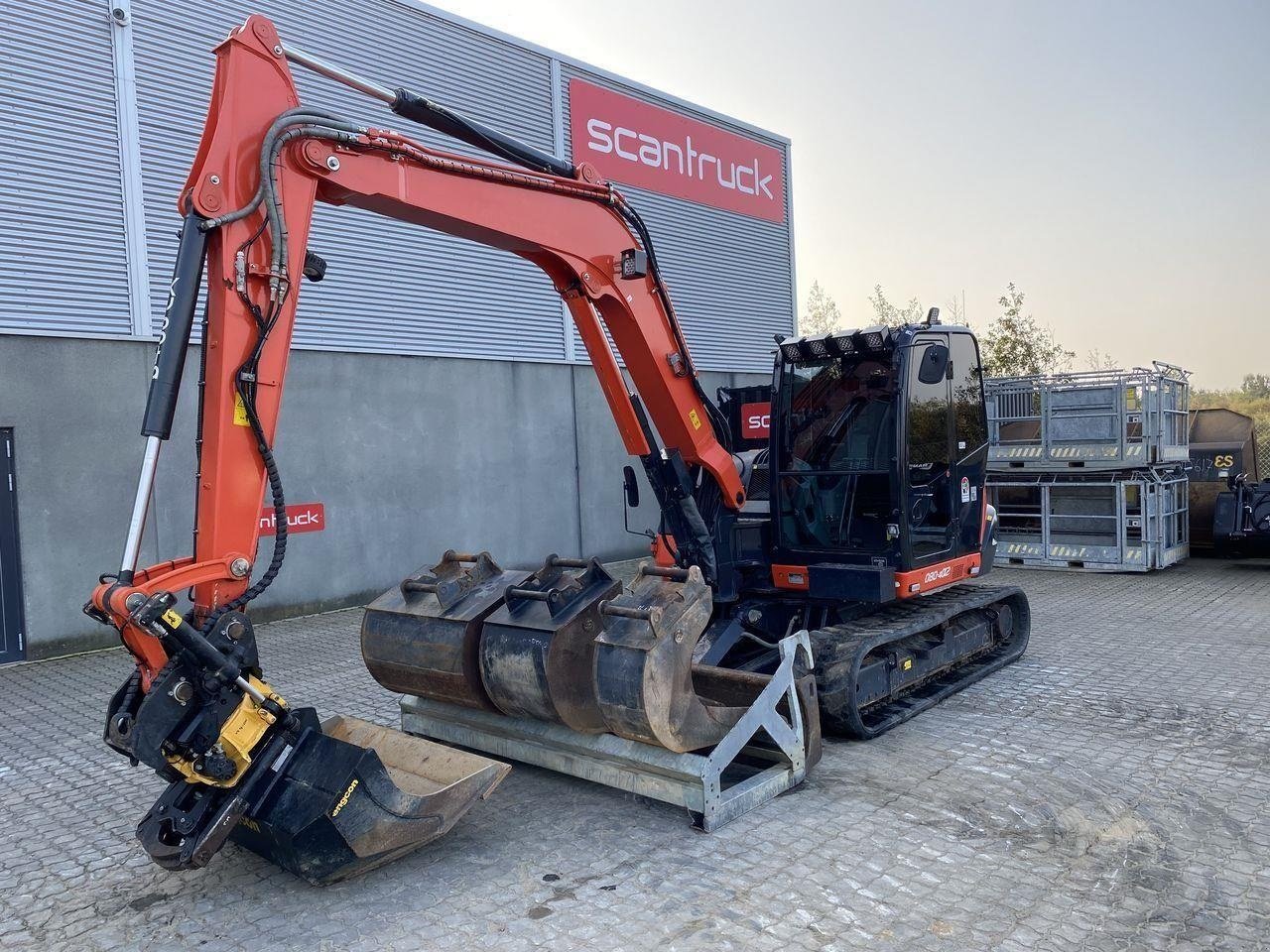 Bagger typu Kubota KX080-4, Gebrauchtmaschine v Skive (Obrázek 1)