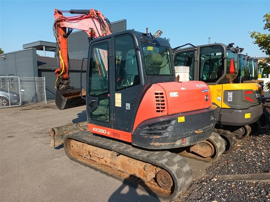 Bagger van het type Kubota KX080-4, Gebrauchtmaschine in Fårevejle (Foto 5)