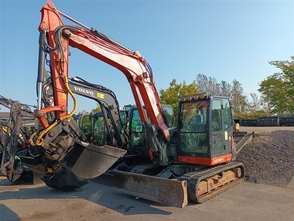 Bagger Türe ait Kubota KX080-4, Gebrauchtmaschine içinde Fårevejle (resim 4)