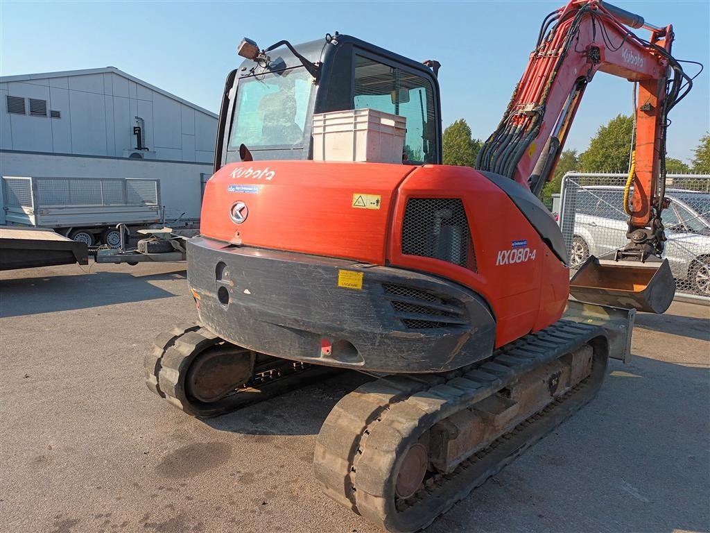 Bagger tipa Kubota KX080-4, Gebrauchtmaschine u Fårevejle (Slika 3)