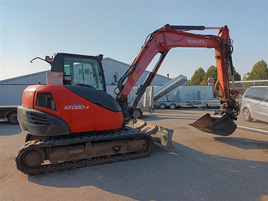 Bagger of the type Kubota KX080-4, Gebrauchtmaschine in Fårevejle (Picture 2)