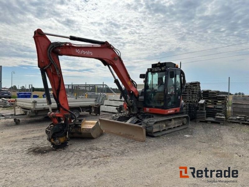 Bagger Türe ait Kubota KX080-4, Gebrauchtmaschine içinde Rødovre (resim 1)