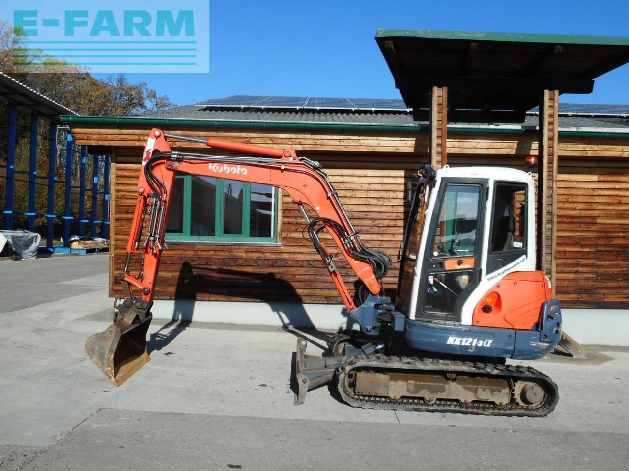 Bagger des Typs Kubota kx121-3a ( 3.980kg ) hydr. sw + alle leitungen, Gebrauchtmaschine in ST. NIKOLAI/DR. (Bild 1)