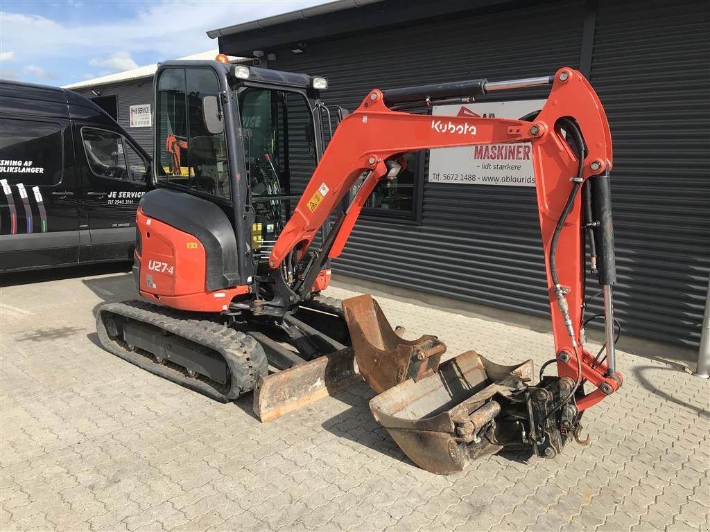 Bagger typu Kubota U 27-4 Hydraulisk s40 skifte, Gebrauchtmaschine v Rønnede (Obrázok 2)