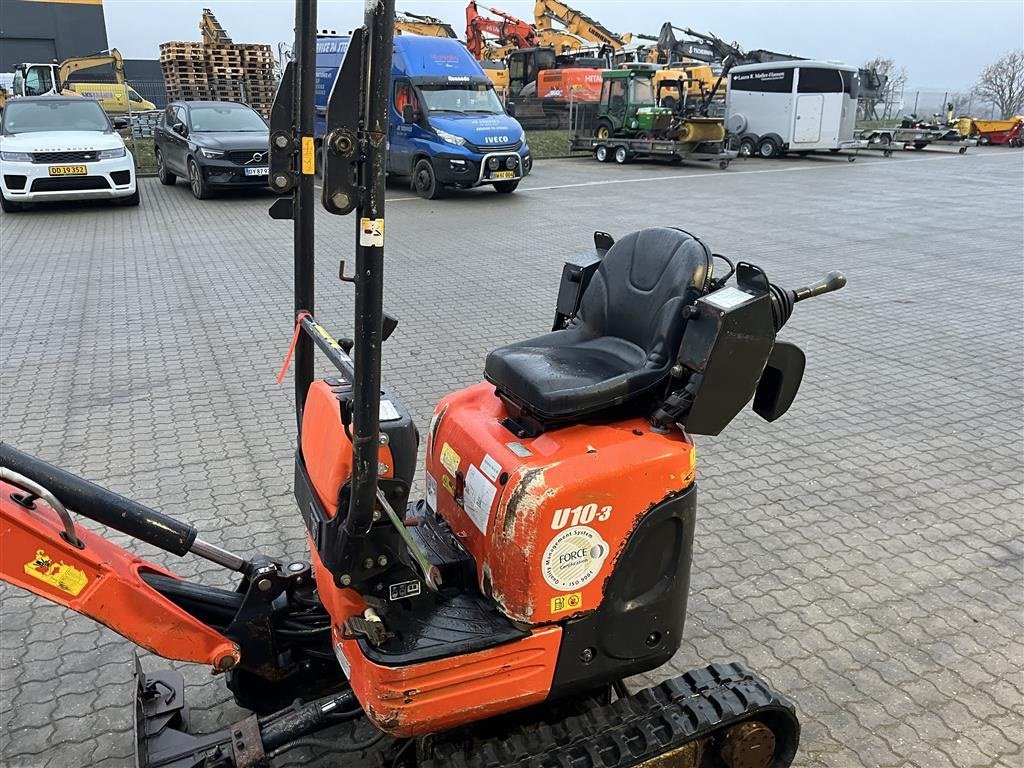 Bagger del tipo Kubota U10-3 1100kg maskine med 3 skovle., Gebrauchtmaschine en Rønnede (Imagen 6)