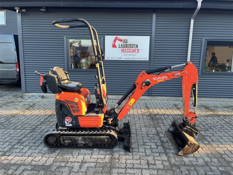 Bagger des Typs Kubota U10-3 1100kg minigraver med joystik, Gebrauchtmaschine in Rønnede (Bild 1)