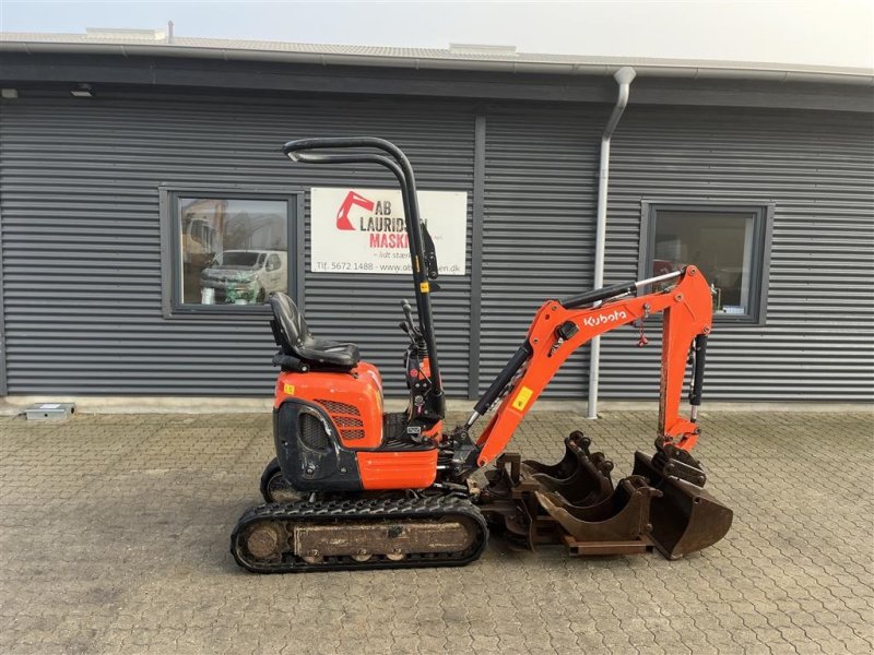 Bagger du type Kubota U10-3 skovlbære med fuld skovl pakke, Gebrauchtmaschine en Rønnede (Photo 1)