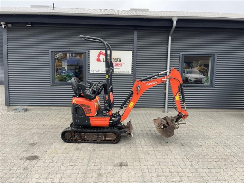 Bagger van het type Kubota U10-3 SL med Tiltman og 2 skovle, Gebrauchtmaschine in Rønnede