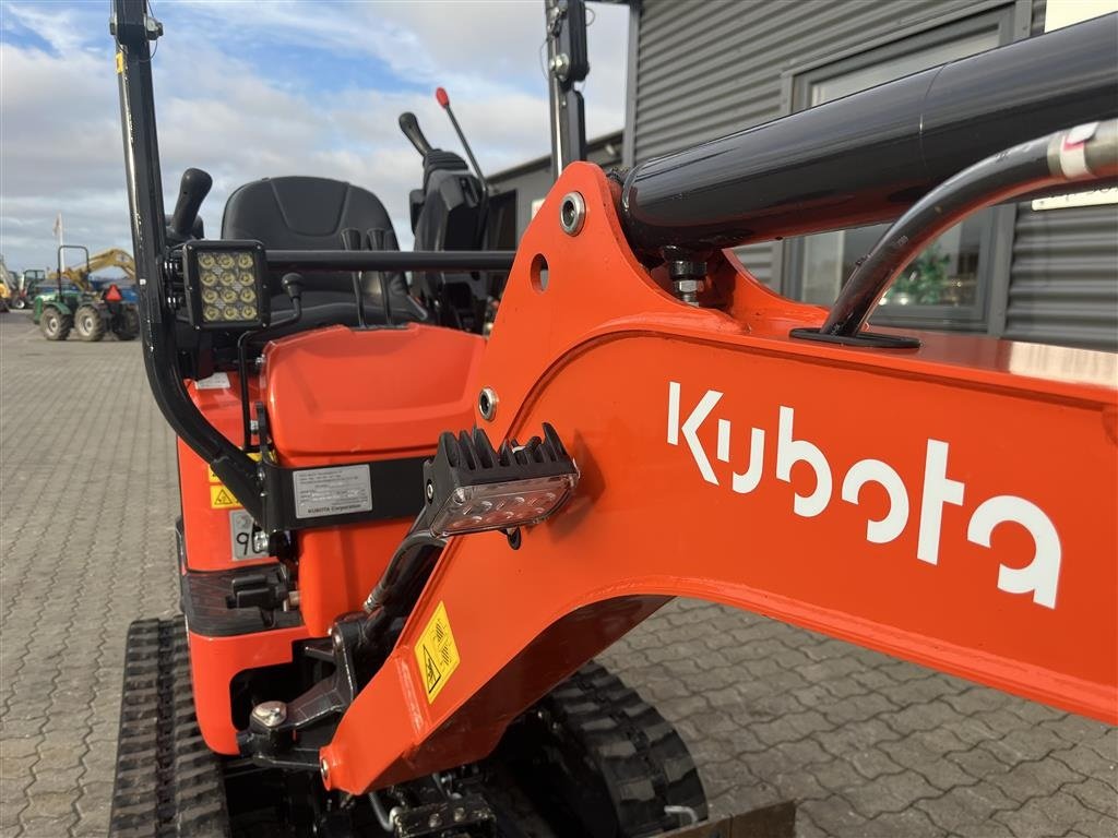 Bagger del tipo Kubota U10-5 Tiltman 3skovle Gruppetand og led lys KUN kørt 83Timer, Gebrauchtmaschine In Rønnede (Immagine 5)