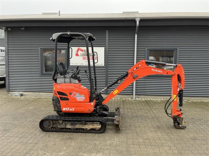 Bagger typu Kubota U17-3 Tiltman med hydraulisk skovlskifte, Gebrauchtmaschine v Rønnede (Obrázek 1)