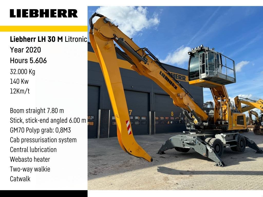 Bagger des Typs Liebherr LH 30 M, Gebrauchtmaschine in Vojens (Bild 1)