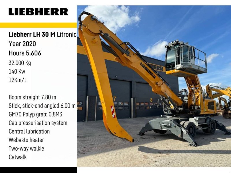 Bagger of the type Liebherr LH 30 M, Gebrauchtmaschine in Vojens