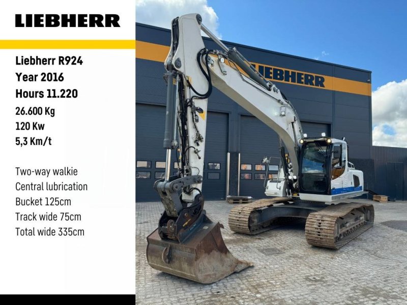 Bagger des Typs Liebherr R 924, Gebrauchtmaschine in Vojens