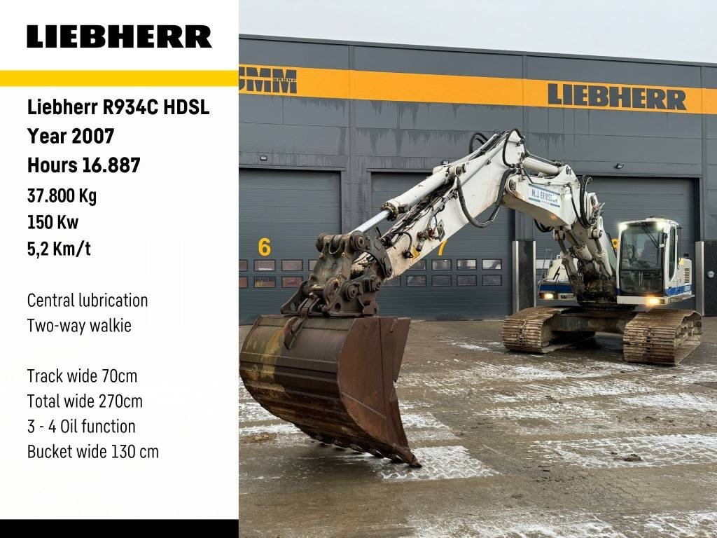 Bagger του τύπου Liebherr R 934, Gebrauchtmaschine σε Vojens (Φωτογραφία 2)