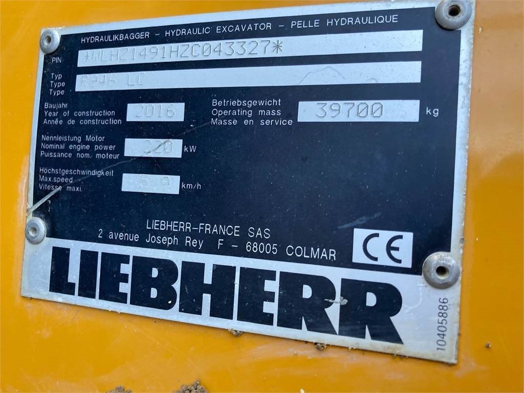 Bagger типа Liebherr R946 LC, Gebrauchtmaschine в Vojens (Фотография 6)