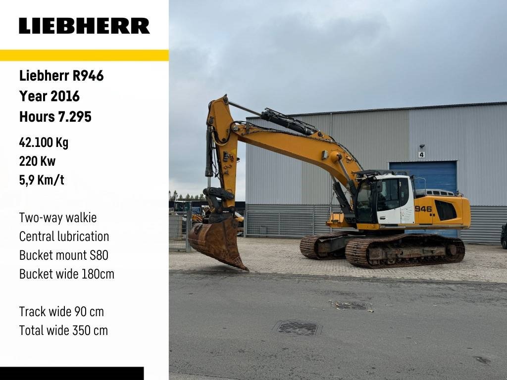 Bagger tip Liebherr R946, Gebrauchtmaschine in Vojens (Poză 1)