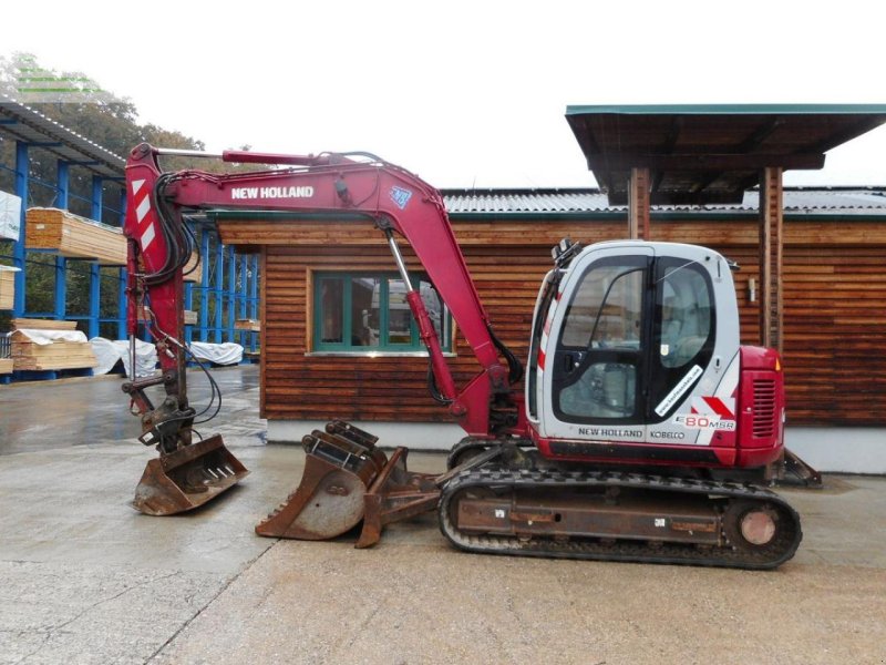 Bagger του τύπου New Holland e80 - 1es ( 8.010kg ) 3 löffel, Gebrauchtmaschine σε ST. NIKOLAI/DR. (Φωτογραφία 1)