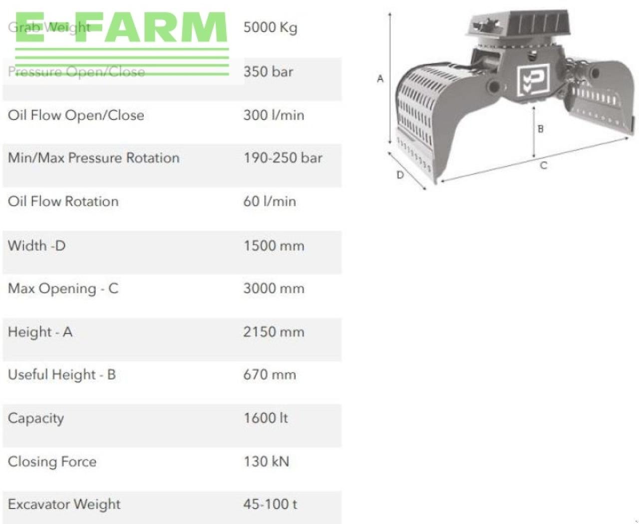 Bagger Türe ait Sonstige hg45.100, Gebrauchtmaschine içinde AALBORG SV (resim 2)