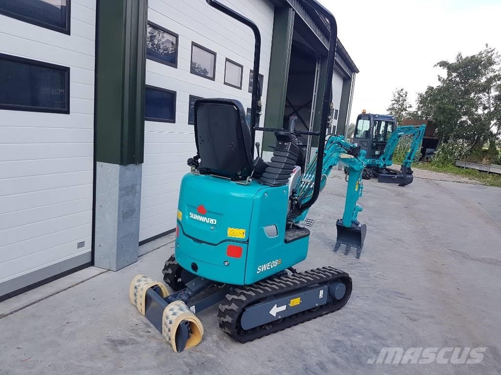 Bagger tipa Sunward swe08b 1 tons Minigraver ***Vælg mellem gratis Trailer / Betonhammer eller Tiltskifte ved købt af Overgemte 2024 Sunward swe08b! KUN 2 Stk!!!***, Gebrauchtmaschine u Vinderup (Slika 3)